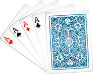 Spread of playing cards
